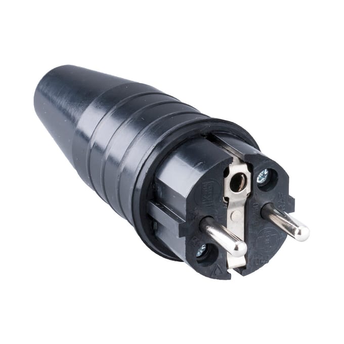 Heavy Duty Industriële Rubber Stroomstekker 16A 250V - 108013