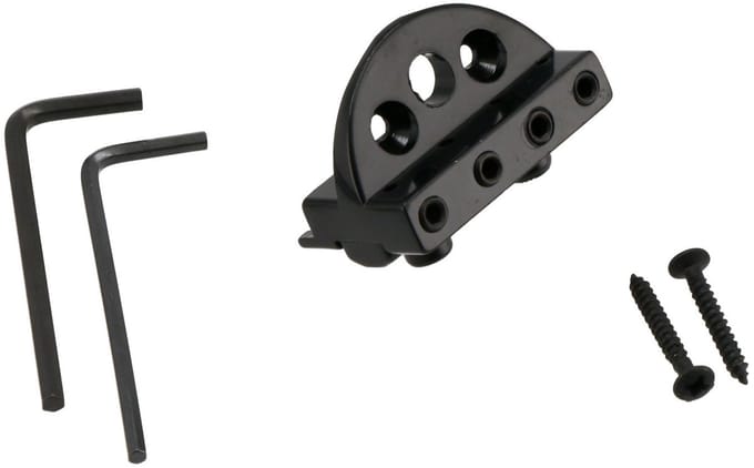 Locking nut voor headless basgitaar - Fazley 10677 - Zwart
