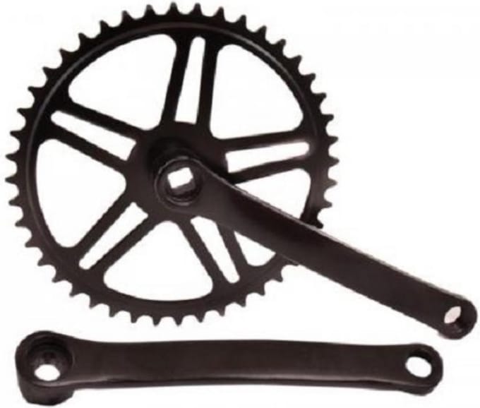 Cycle Tech Crankstel Spieloos 44t 170 Mm Zwart