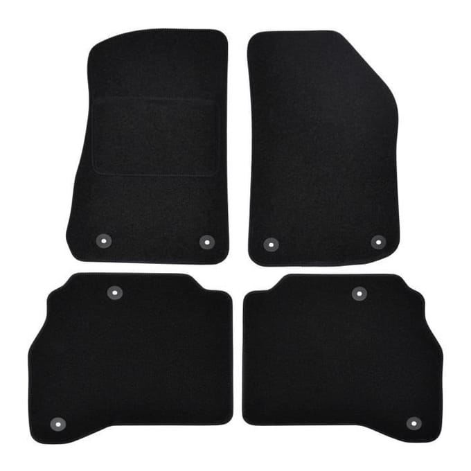 Vloermatten - Jeep - Gladiator - Zwart velours - 4 stuks - Nauwkeurige pasvorm