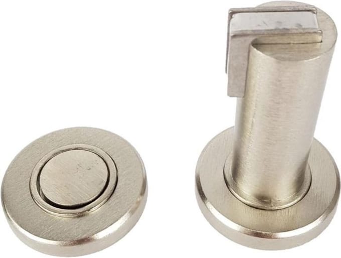 Deurstopper - nikkel 50x75mm