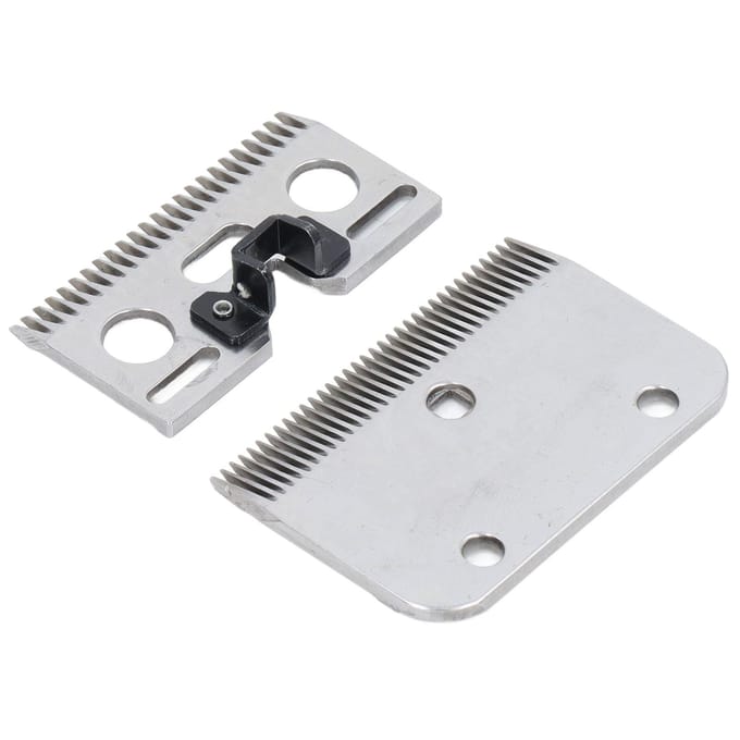 35 Tands Paarden Scheermachine Vervangmes Carbide Vee Haar Trimmer Universele Mesjes gray