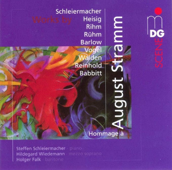 Steffen Schleiermacher, Hildegard Wiedemann, Holger Falk - Hommage À August Stramm (CD)