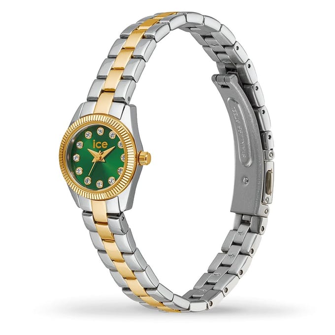 Ice Watch ICE mimi - Silver gold - Olive 025538 Horloge - Staal - Multi - Ø 19 mm