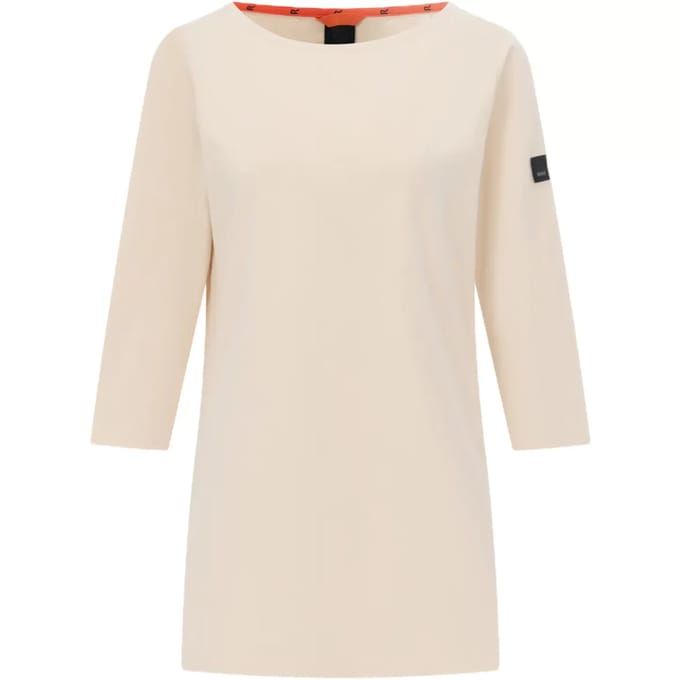 Dames Pevia T-shirt met 3/4 mouwen en relaxte pasvorm