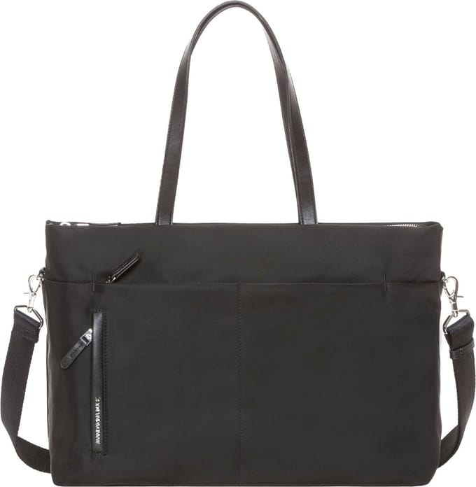 MANDARINA DUCK Schoudertas met laptopvak Hunter Shopper Black Zwart
