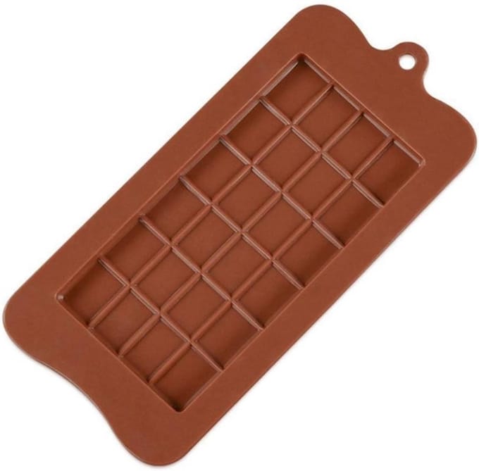 Siliconen Chocoladevorm Reep - Chocolade Mal - Bonbonvorm - Siliconen -Bakken - Hittebestendig - LOUZIR