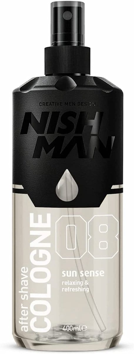 Nishman Sun Sense Aftershave Cologne 400 ml - Verfrissende Barber Cologne