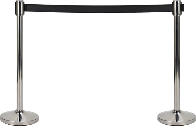 2x Afzetpaal Avalon Brushed Stainless Steel