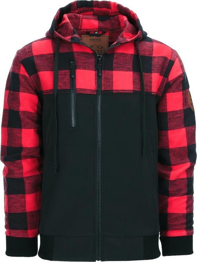 Fostex Houthakkers Jacket zwart/rood - M
