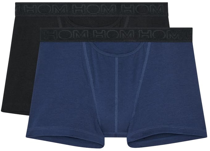 HOM - Boxerlines#2 - HO1 Boxer Briefs (2-pack) - Heren Boxer met horizontale gulp - Navy/Black - L