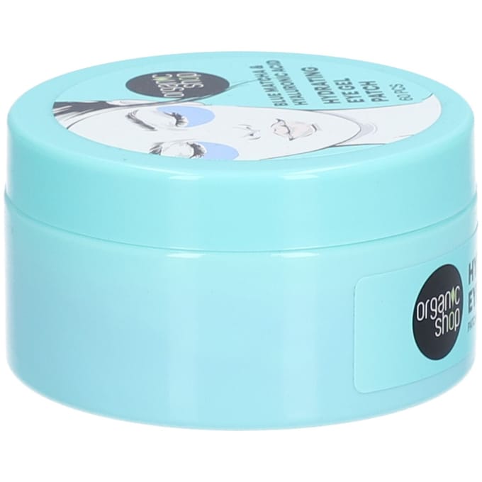 Organic Shop Eye Gel Patch Blue matcha & Hyaluronic Acid - 60 pcs