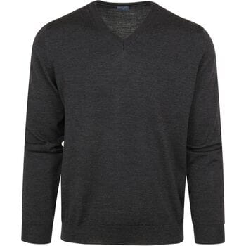 Olymp Trui Merino Antraciet - Maat XXL - Heren - Pullovers