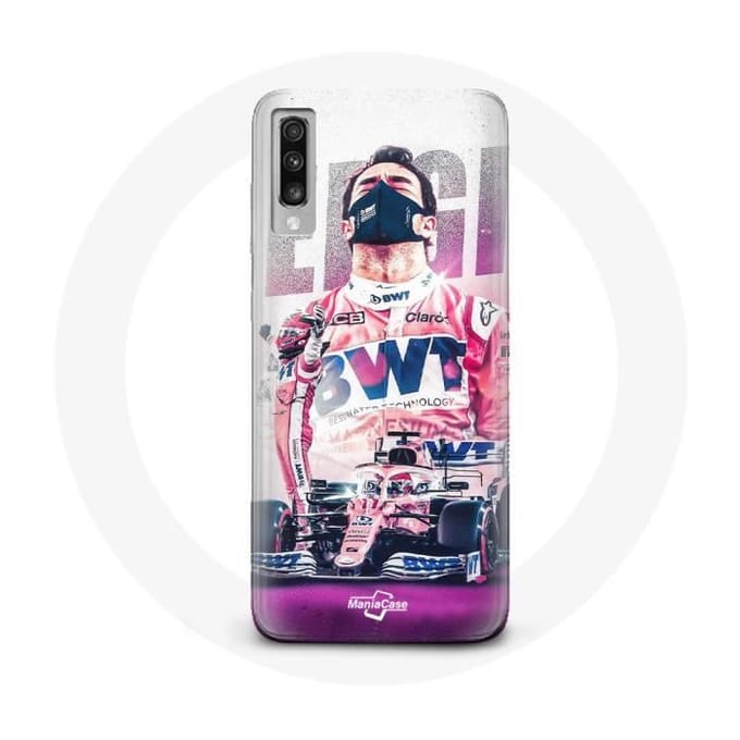 Case voor Samsung Galaxy A50 Formule 1 Sergio Pérez F1-coureur