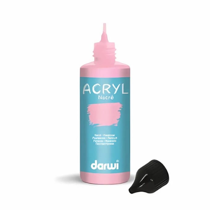 DARWI parelmoer acrylverf roze