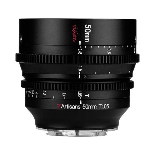 7Artisans Vision 50mm T1.05  L-vatting APS-C