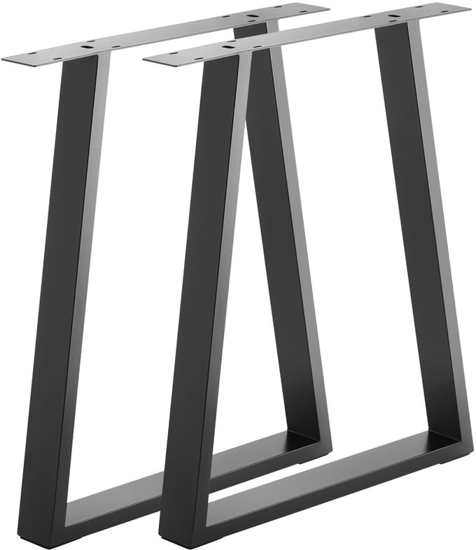 2 stuks tafelonderstel V-FRAME 710 x 580 mm, zwart