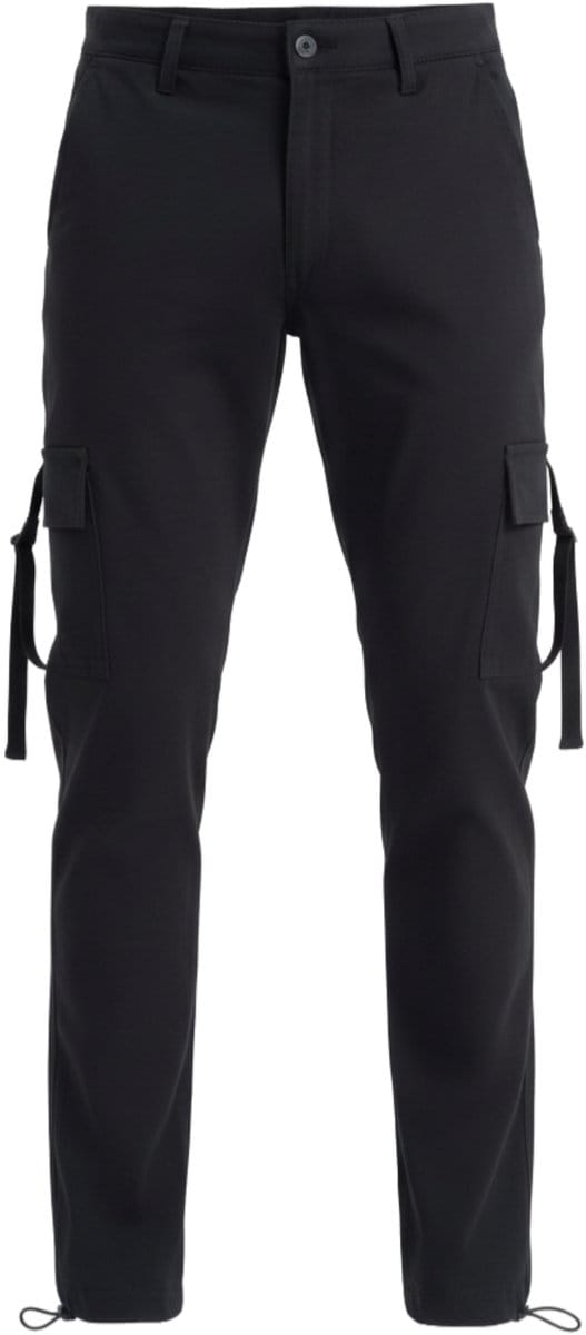 OMBRE Broek - Regular Fit - Katoen - Rits Zwart M