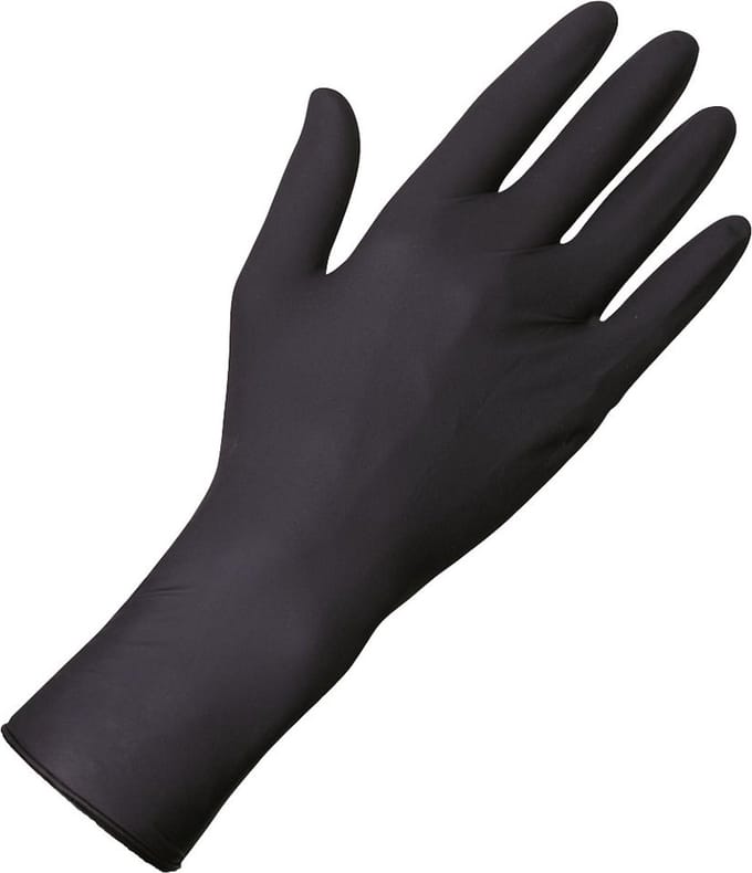 Unigloves - Select Black 300 - Lange chirurgische handschoenen - 100 stuks M