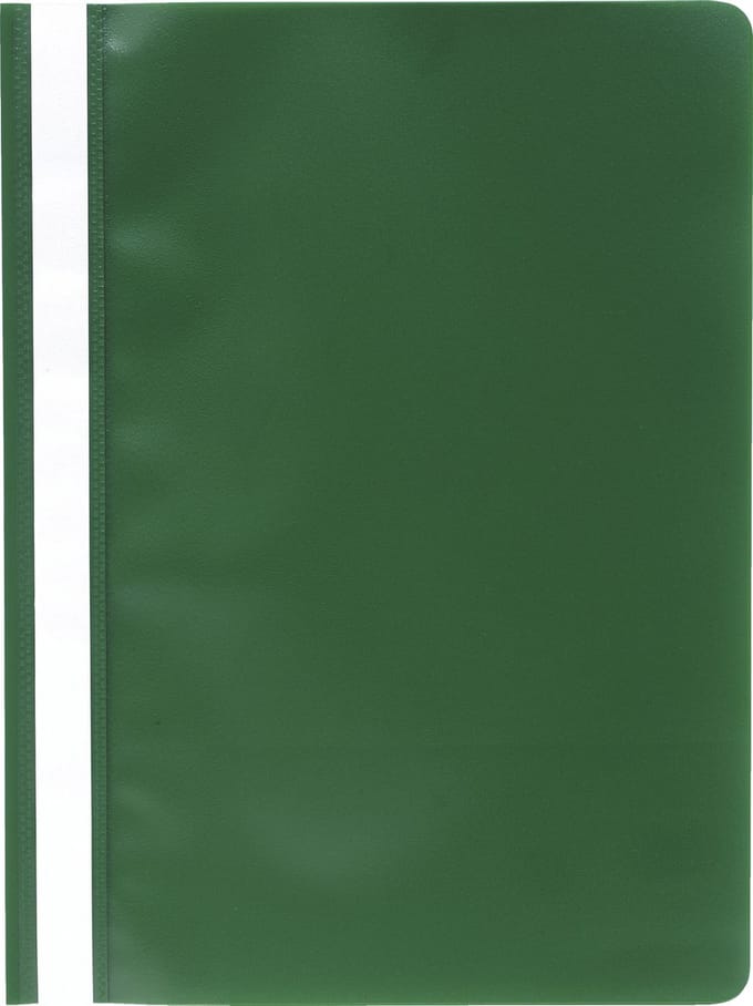 Exacompta 25x Snelhechtmap PP standaardkwaliteit - A4 - Groen - 449215B
