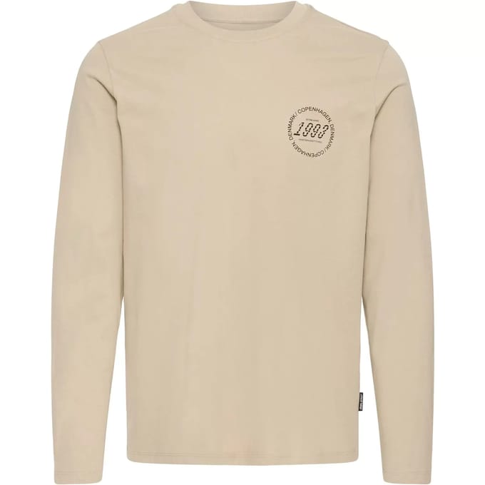 Blend - BHKIARAN L/S LOGO TEE - Heren - T-shirts