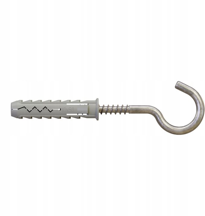Stekker met plafondhaak 8x40mm - 100 st