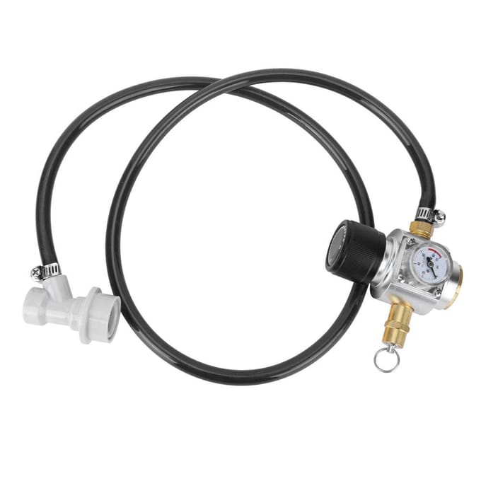 CO2 Mini Gasregulator Niveau 2 Manometer met Veiligheidsklep Geschikt voor Sodastream