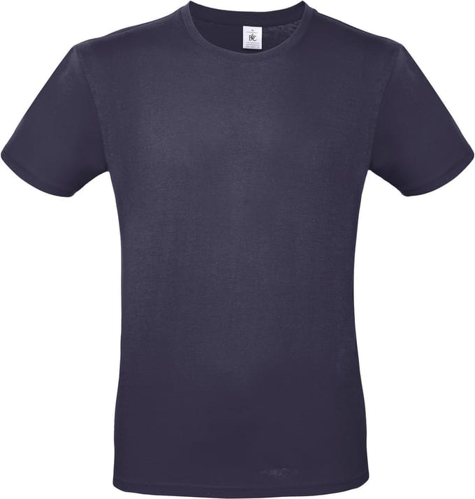 Classic E150 T-shirt B&C Collectie Navy Blue Maat XS