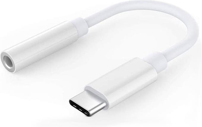 DW4Trading Usb-c naar 3,5mm Hoofdtelefoonaansluiting Adapter - Voor Telefoon, Tablet, Laptop