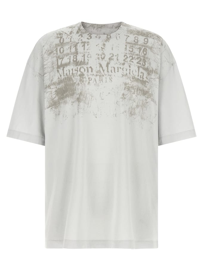Maison Margiela Grijze Katoenen T-Shirt
