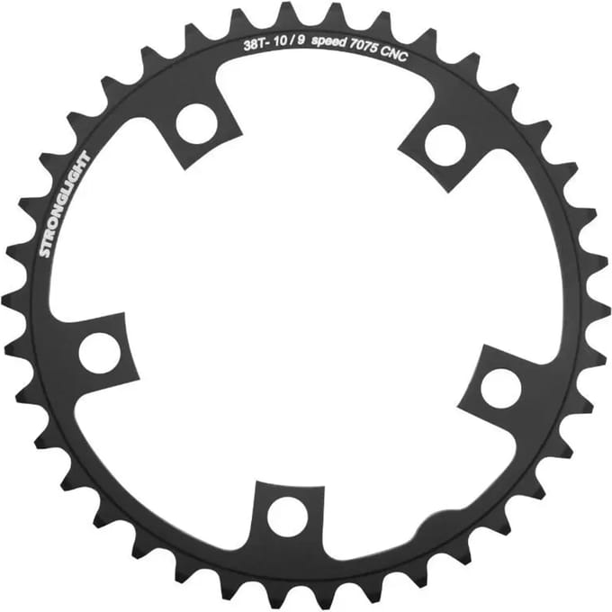5-spaaks wegdekblad binnen Stronglight Type Shimano