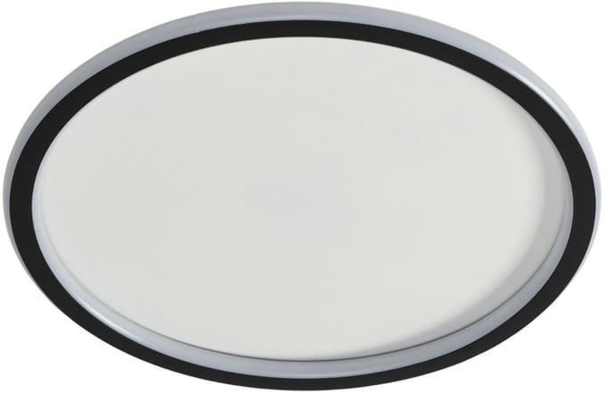 Kosilum - Alessia - Plafondlamp - Zwart - Metaal en acryl