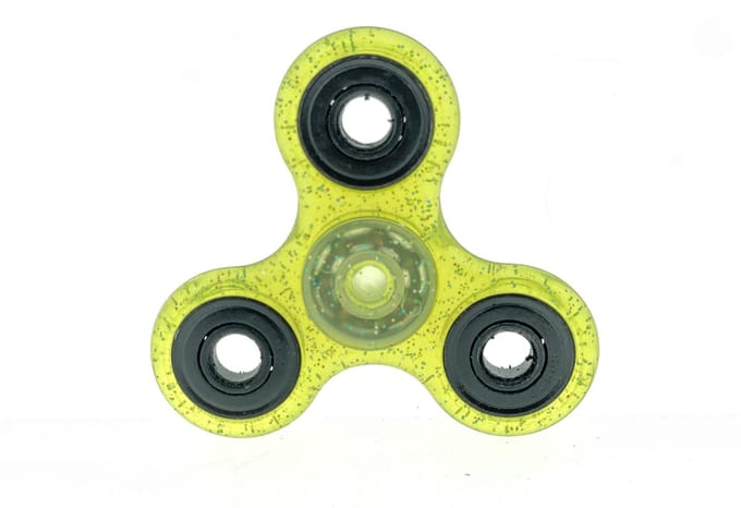 Extreme Spinner Glitter – Geel – Fidget Spinner