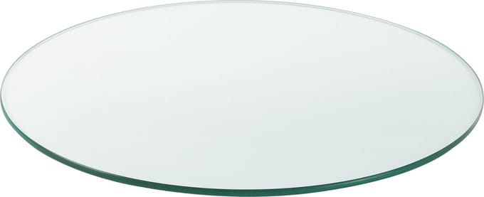 Glasplaat ESG veiligheidsglas 8 mm voor tafels Ø60 cm