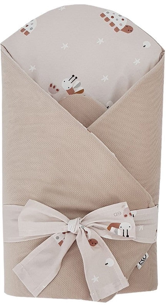 Velvet Cotton Swaddle Blanket - Bees