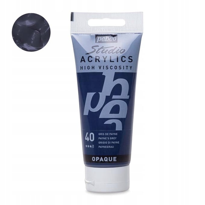 Pebeo Studio Acrylverf 100ml - Payne's Grijs