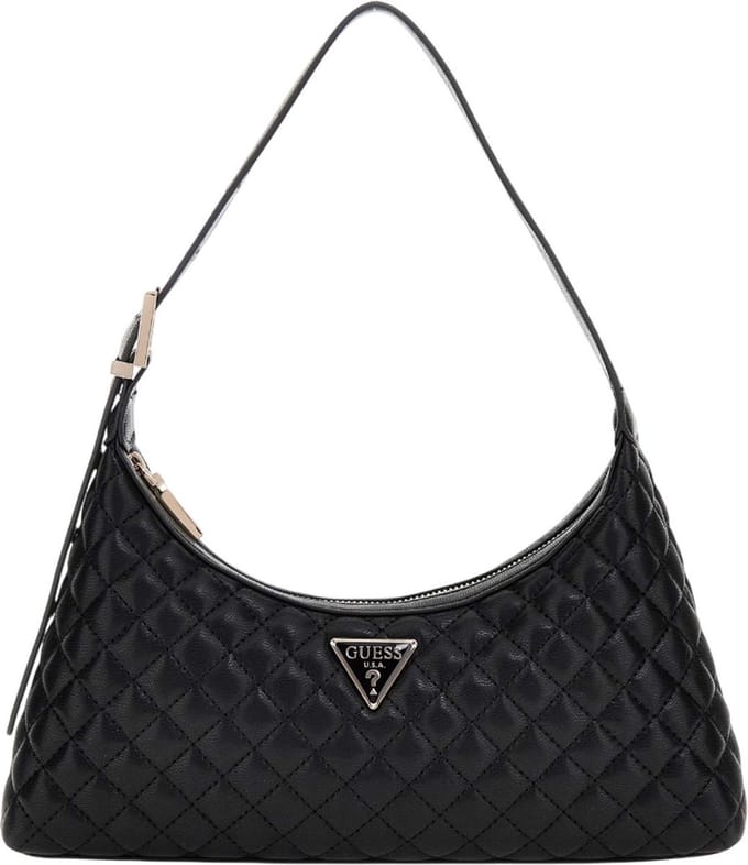 GUESS Schoudertas Eco Rianee Shoulder Bag Black Zwart