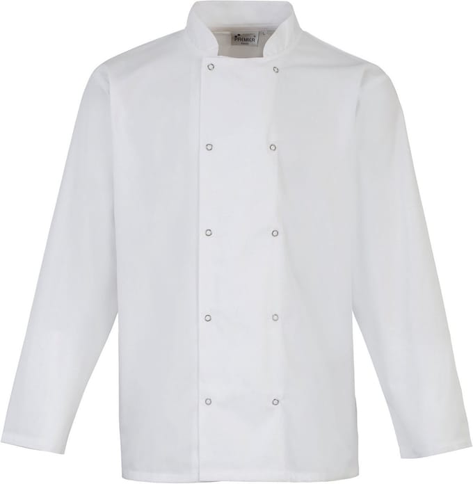 Schort/Tuniek/Werkblouse Unisex S Premier White 65% Polyester, 35% Katoen