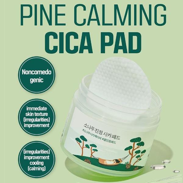 [ROUND LAB] Cica Pad Apaisant Pin 195ml 50EA blue