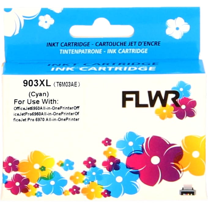 FLWR - Cartridges / HP 903XL / cyaan / Geschikt voor HP