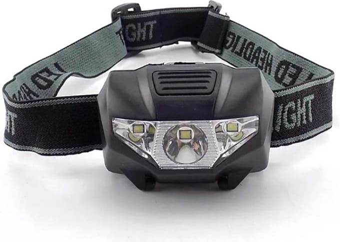 Actie4you® - Hoofdlamp - LED - Kantelbaar - 3 Standen - 150 Lumen
