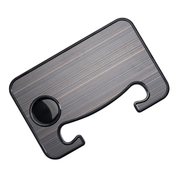 Bureau de Volant de Voiture Portable Polyvalent Accessoires de Table pour Ordinateur Portable Tablette avec gray