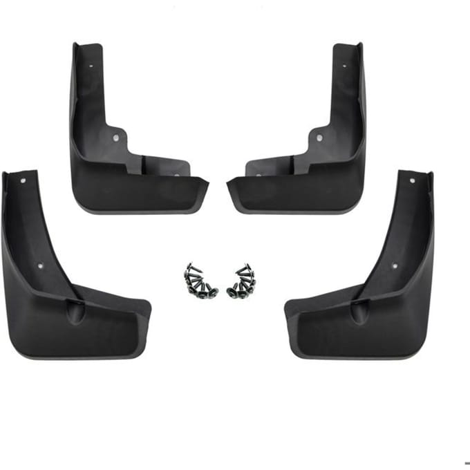 Bavettes garde-boue - NORM - Mitsubishi Eclipse Cross - 4 pièces - Résistantes - Noir noir