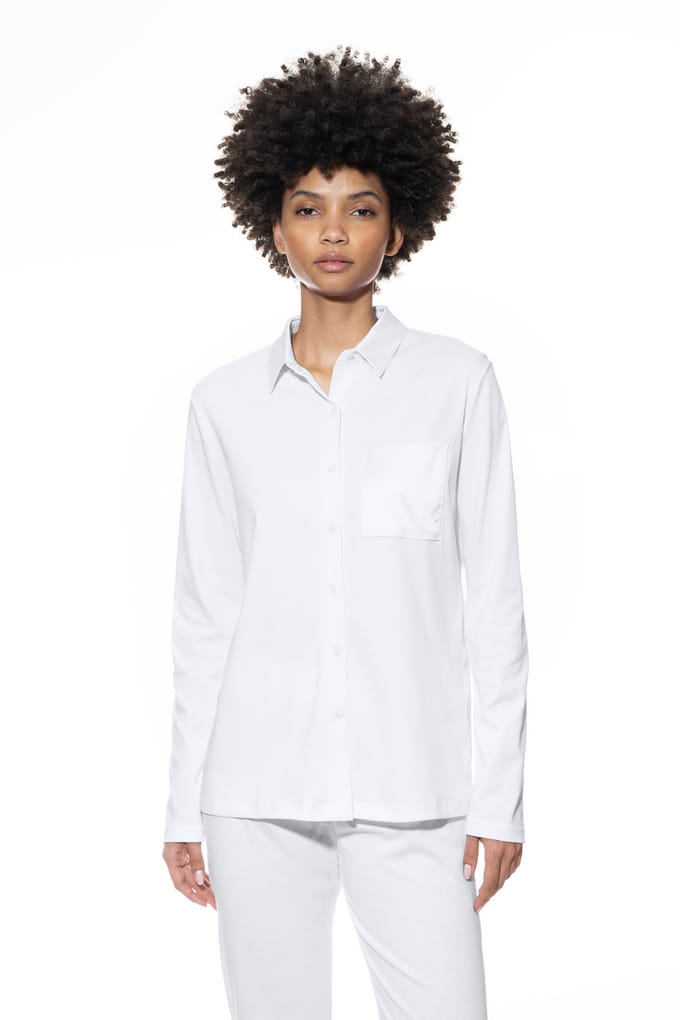 Pyjamatop Serie Malea Wit