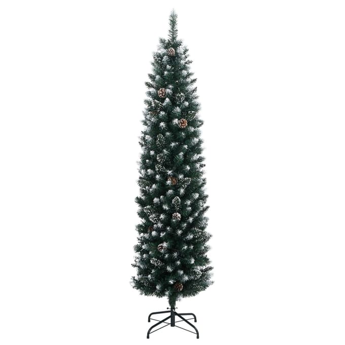 vidaXL Kunstkerstboom smal met 150 LED's 150 cm