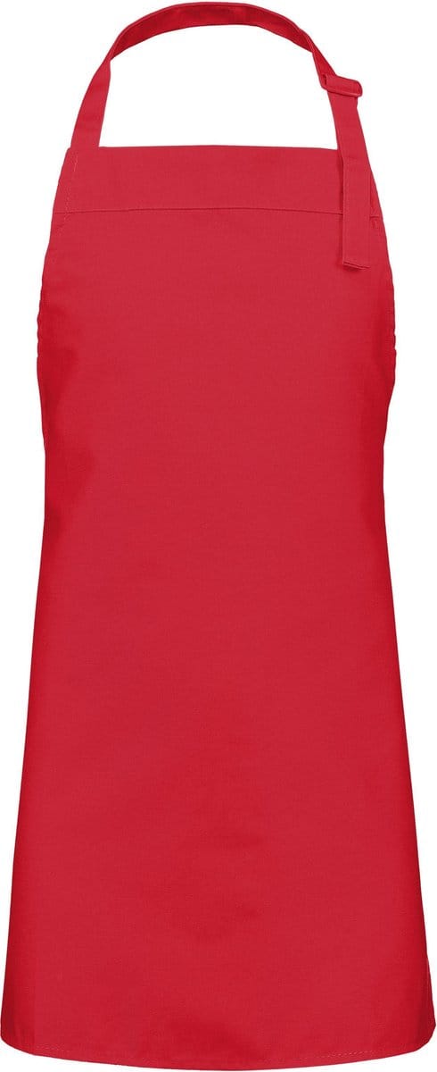 Benza Schort Keukenschort voor kinderen - Rood - 50 x 60 cm