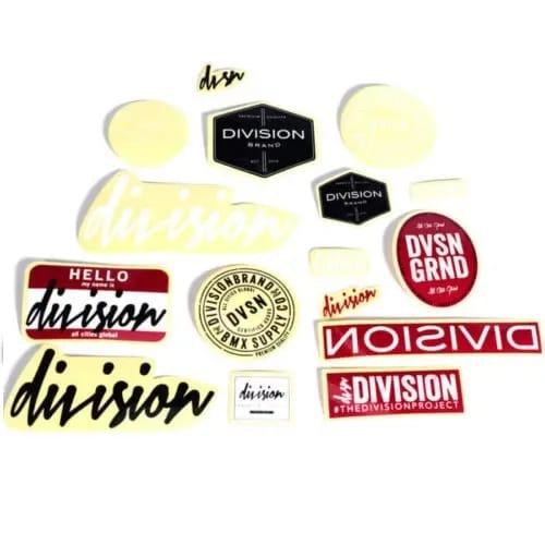 Assortiment stickers Division Brand