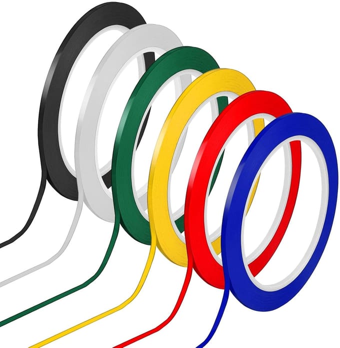 6 rollen whiteboard grafische tape plakband
