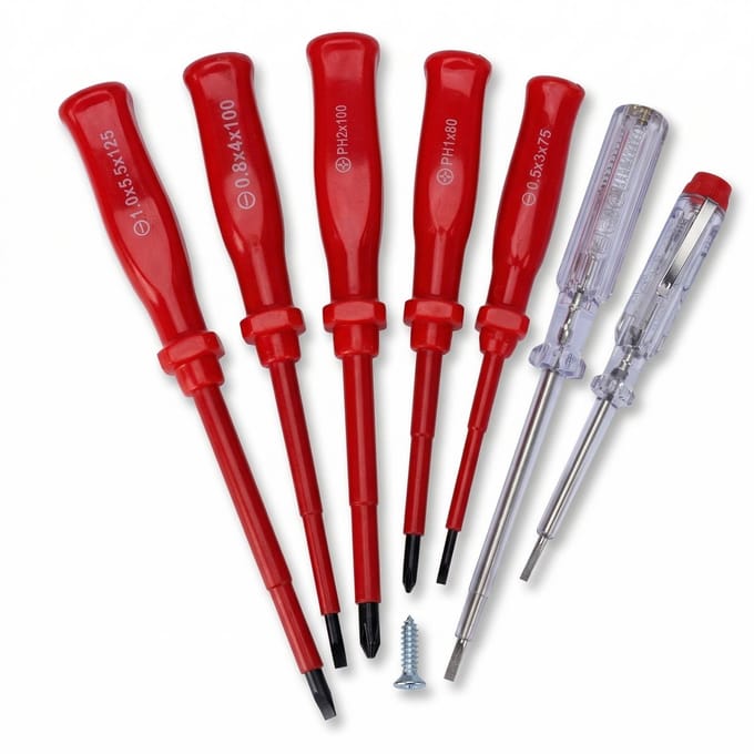 Lomera Schroevendraaierset - Schroevendraaier Set - Magnetische Schroevendraaierset - Spanningzoeker - Spanningzoeker Schroevendraaier