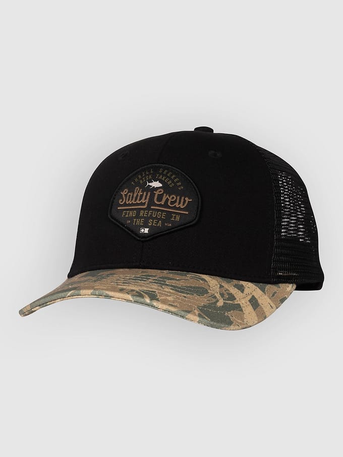 Salty Crew Border Trucker Cap zwart